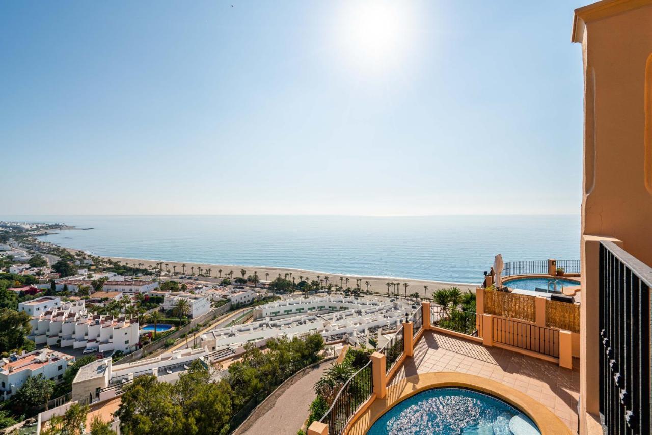 מוחקאר Chalet Con Vistas Al Mar Y Piscina מראה חיצוני תמונה