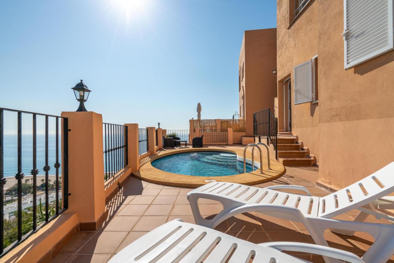 מוחקאר Chalet Con Vistas Al Mar Y Piscina מראה חיצוני תמונה