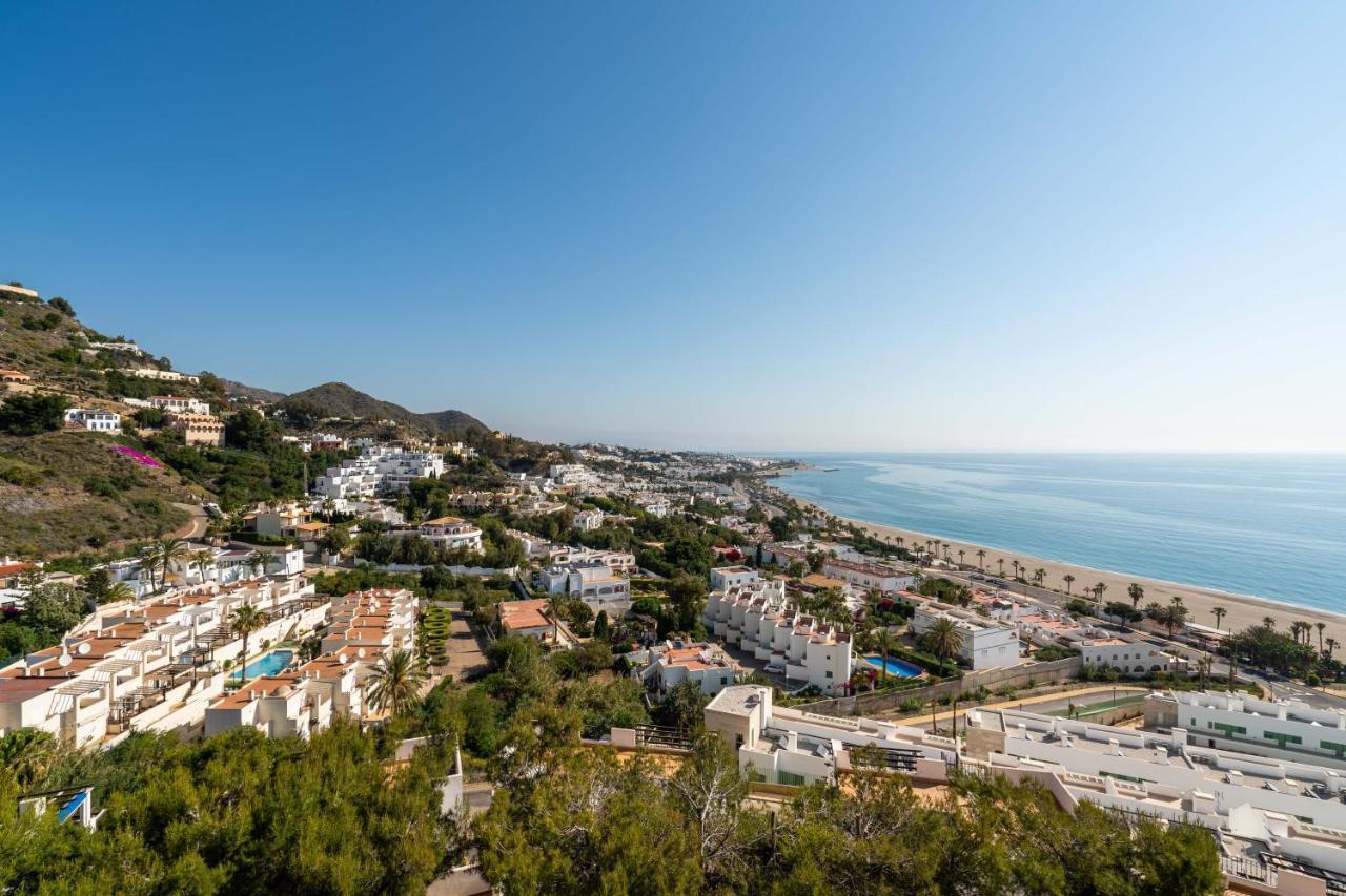 מוחקאר Chalet Con Vistas Al Mar Y Piscina מראה חיצוני תמונה
