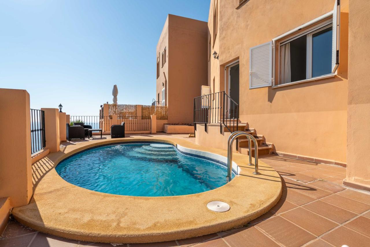 מוחקאר Chalet Con Vistas Al Mar Y Piscina מראה חיצוני תמונה