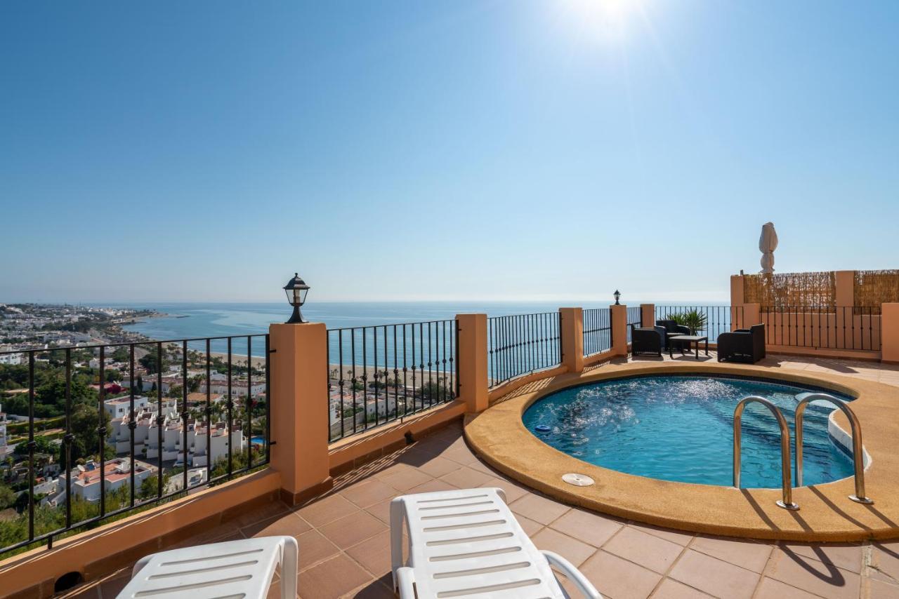 מוחקאר Chalet Con Vistas Al Mar Y Piscina מראה חיצוני תמונה