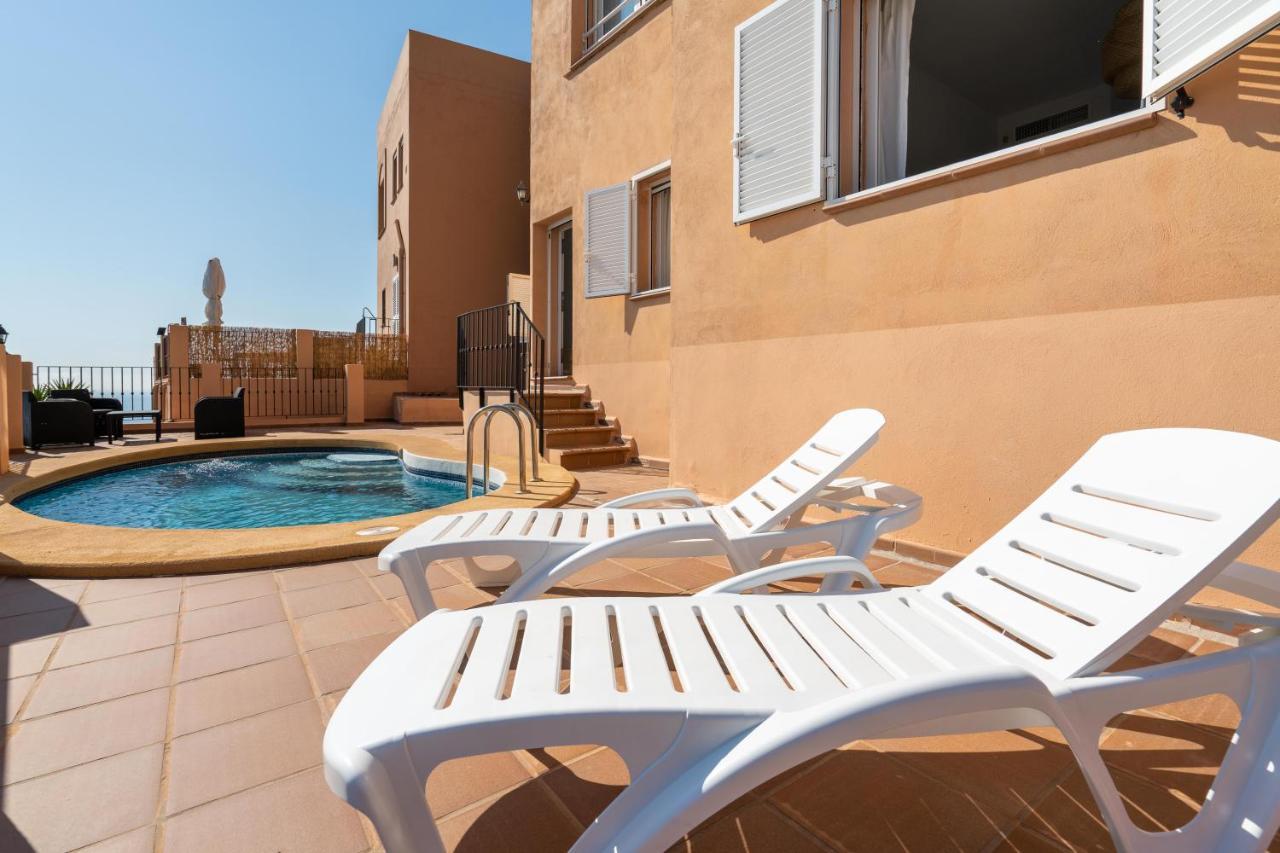 מוחקאר Chalet Con Vistas Al Mar Y Piscina מראה חיצוני תמונה